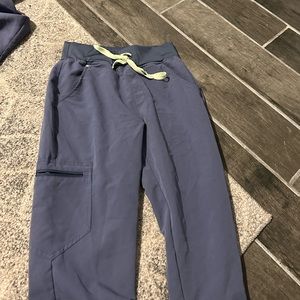 Figs XS space gray joggers